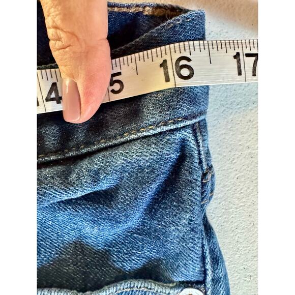 S.M.N Denim The Finn Tapered Slim Jeans Men's 32 Japanese Selvedge USA Dark Blue - Picture 14 of 15